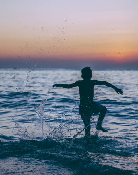 istock Beautiful sunset over the tropical beach 1203902017