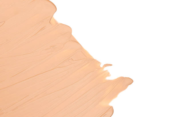 istock Liquid foundation texture. Make up for women. 1203907139