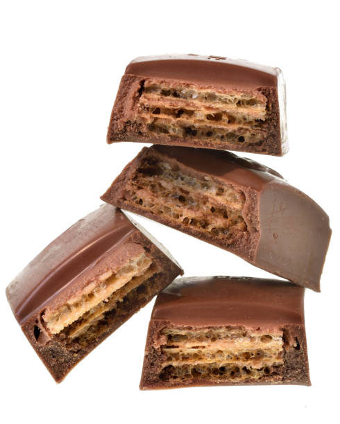 istock Chocolate bar with peanut, caramel isolated 1203909861