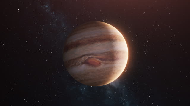 Jupiter in open space