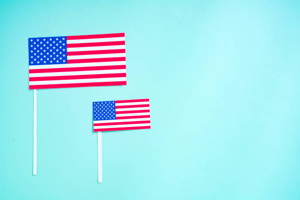 istock president day concept, American flag 1203913902