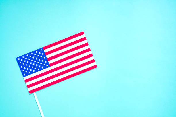 istock president day concept, American flag 1203913966