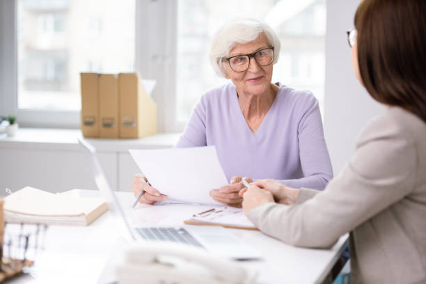 istock Counseling with social worker 1203927552