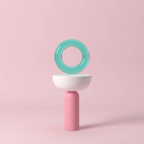 istock Abstract mock up scene with geometry shape podium. stock photo 1203932816