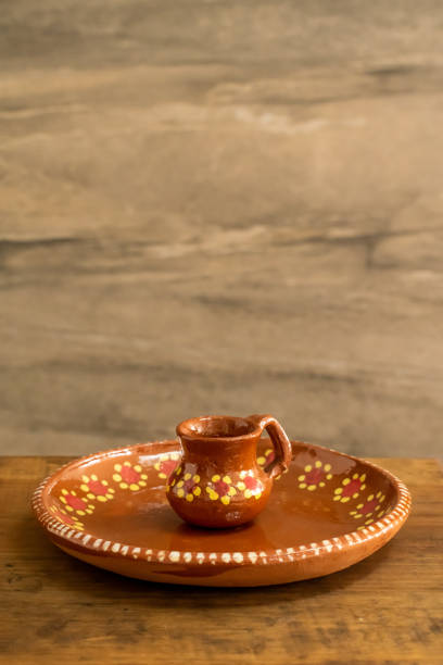 istock Miniature traditional mexican jar handmade craft 1203934114