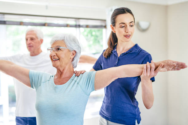 istock Stretching to good health 1203934146