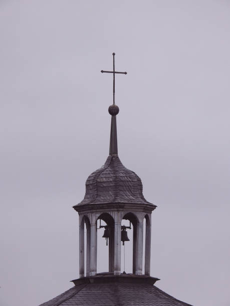 istock Top of a church tower 1203937744