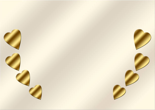 Beautiful beautiful background image (white)! Perfect for [letters and message boards] ♪ Have a background with cute heart decoration ♪ Perfect for love letters, Valentine, wedding ❤