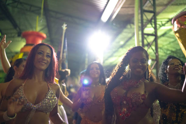 istock People celebrating and dancing brazilian carnival 1203942523