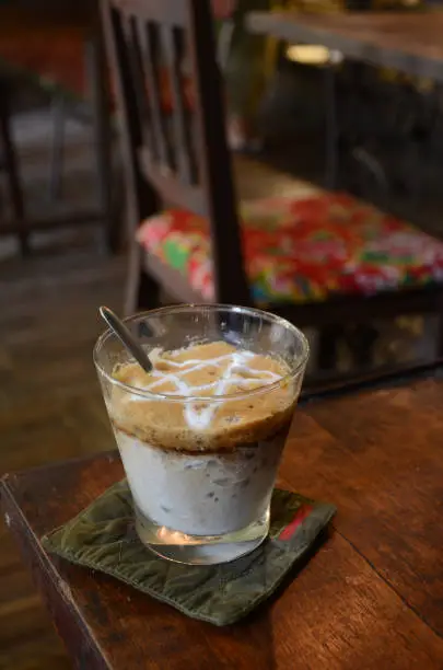Vietnamese coconut coffee is a delightful treat that can be enjoyed hot or cold, depending on the season.