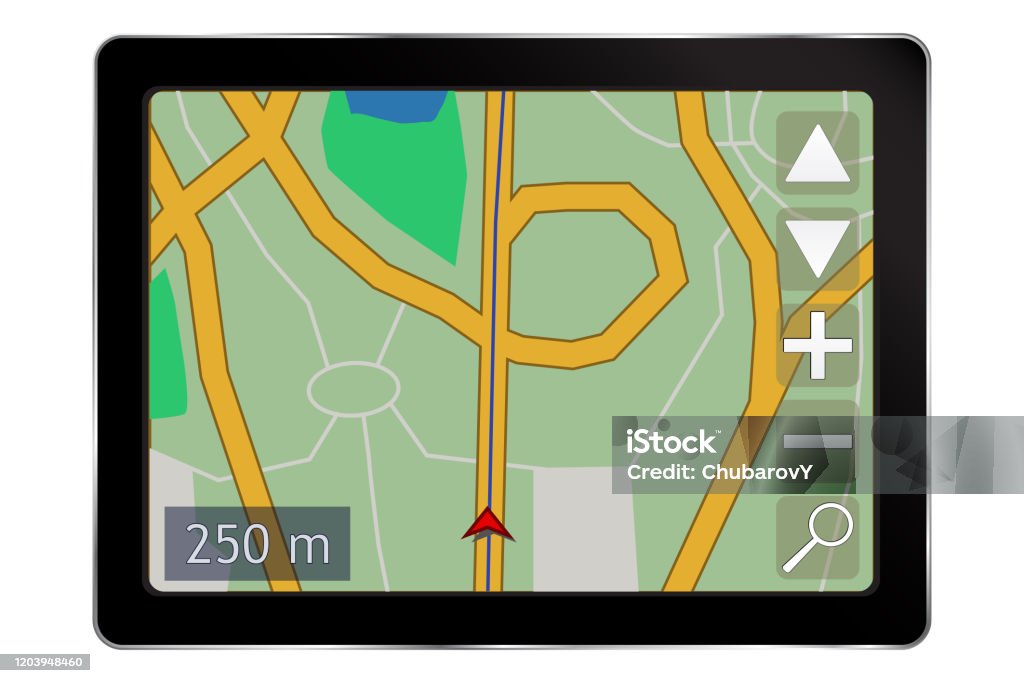 Navigate Device Navigation Device Stock Illustration - Download Image Now - Colors ...