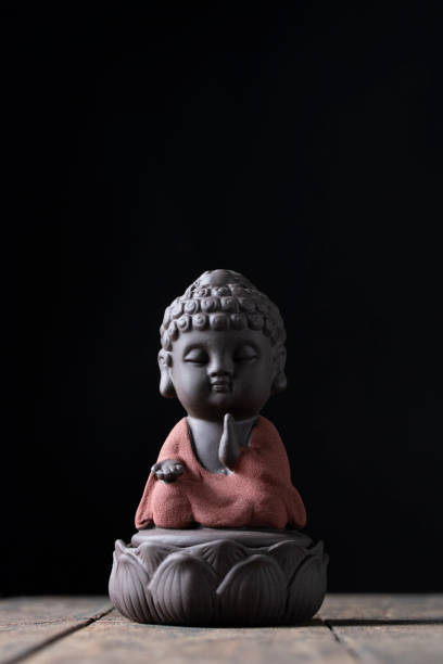 istock buddha image sit on lotus blessing prayer 1203950347