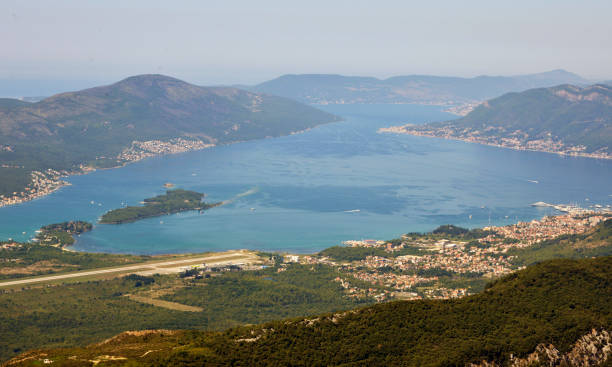 istock Boka Bay (Kotor, Montenegro) viewed from from the surrounding mountains 1203958780