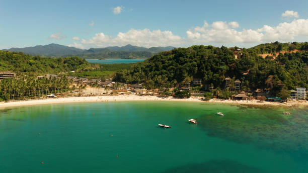 istock Las Cabanas Beach at El Nido at, Philippines 1203967452