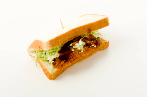 istock handmade Chicken breast Cutlet Sandwich 1203969897
