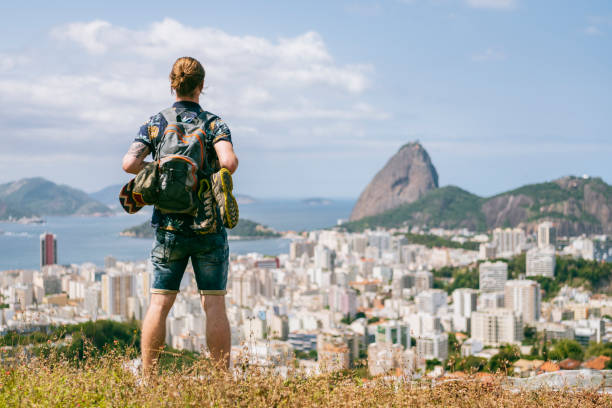 istock Backpacker looking out towards Sugarloaf Mountain 1203972679