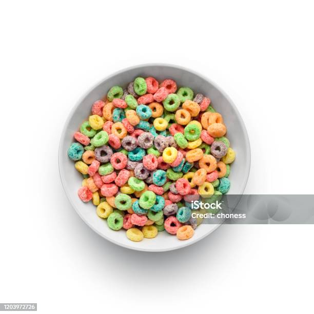Cereal Bowl Stock Photo - Download Image Now - Breakfast Cereal, Cereal Plant, Fruit