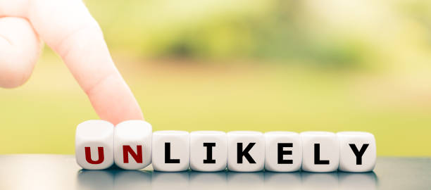 istock Hand turns dice and changes the word 
