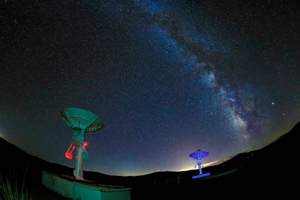 istock Radio telescopes and the Milky Way 1203974264