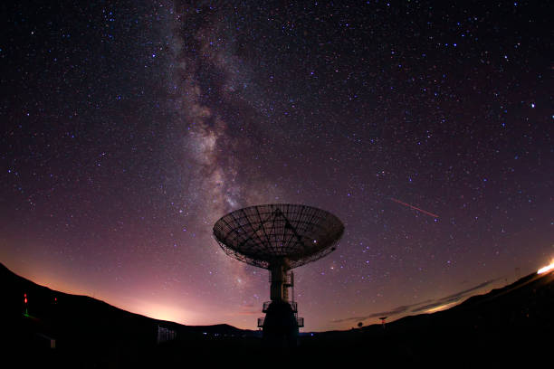 istock Radio telescopes and the Milky Way 1203974391