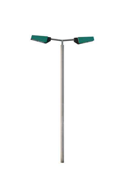 istock street lamp on a pillar isolated on white background 1203976290