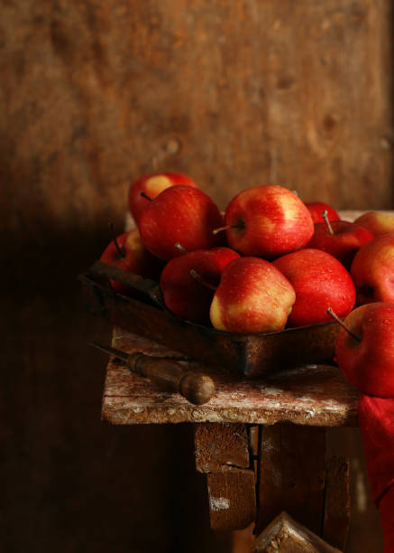 istock ripe red organic apples 1203978817