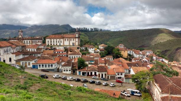 istock Historic black gold town 1203979483