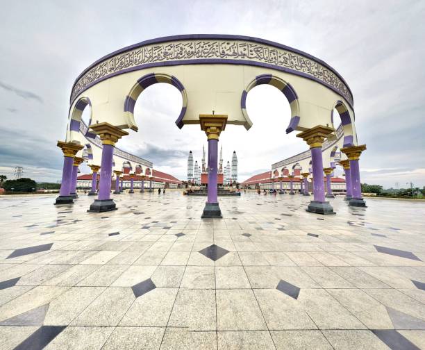 istock Beautiful architecture of Great Mosque of Central Java Semarang Indonesia 1203980410