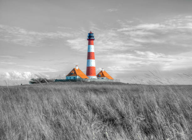 istock Westerhever lighthouse on the north Sea in germany 1203982453