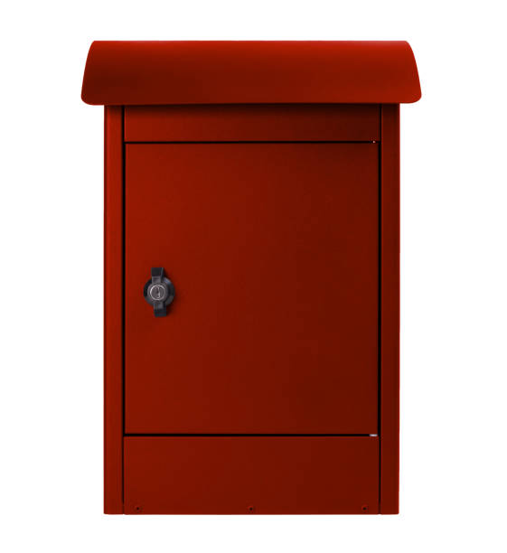istock Modern letter-box isolated on a white background 1203985356
