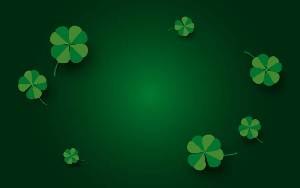 istock St patrick's day banner design of clover leaves on green background vector illustration 1203985997