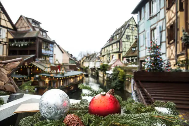 Photo of Colmar, Alsace, France. Petite Venice for christmas .