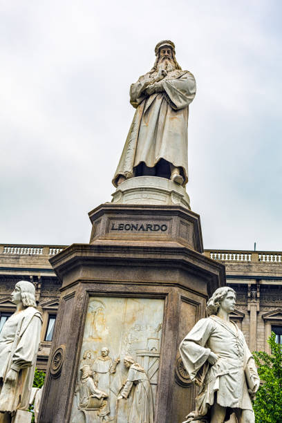 istock Statue of Leonardo da Vinci in Milan 1203988683