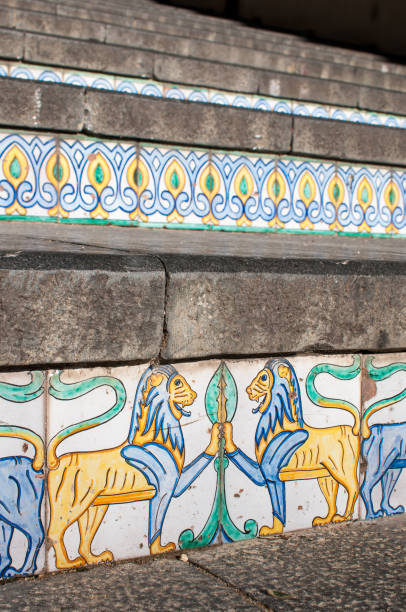 istock Caltagirone ceramiic staircase 1203995675