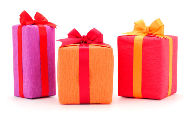 istock Gift boxes, gifts on a white background isolated. 1203995697