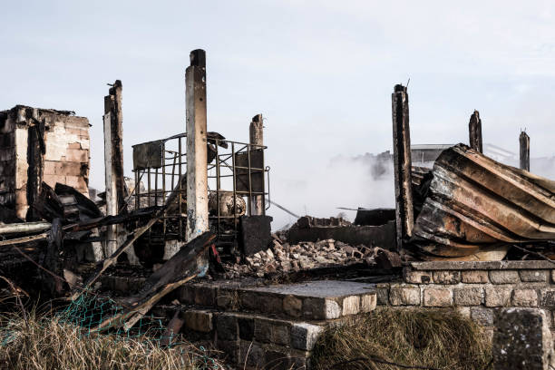 istock remains of a house after a fire 1203995906