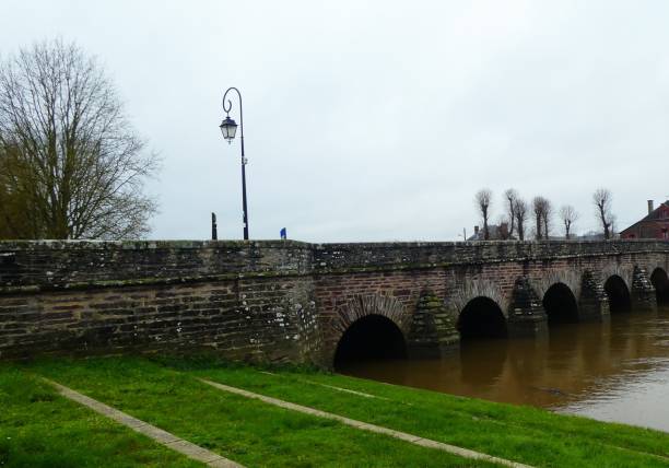 istock old bridge with flooded street 1204008136