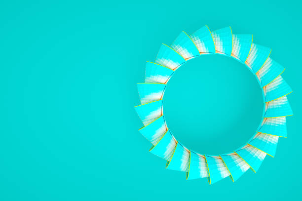 istock Ice cream cone, Minimal summer concept, 3D Abstract Background 1204018069