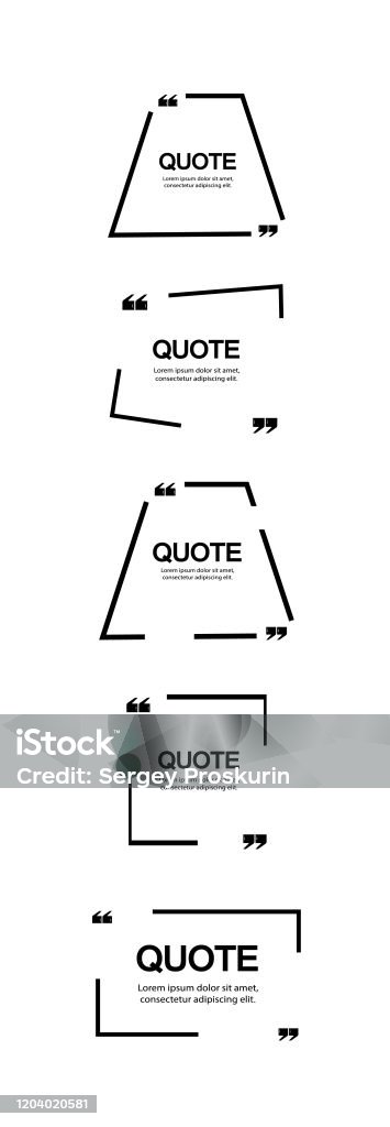 Notes Text Frame Quote Frame Notes Stock Illustration - Download Image Now - Abstract ...
