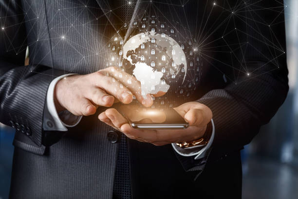 istock The concept of mobile applications. 1204021478