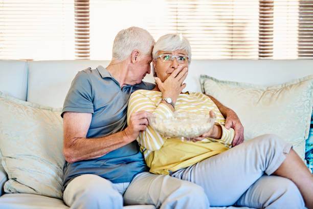 istock Nothing says old school romance like a movie date 1204023848