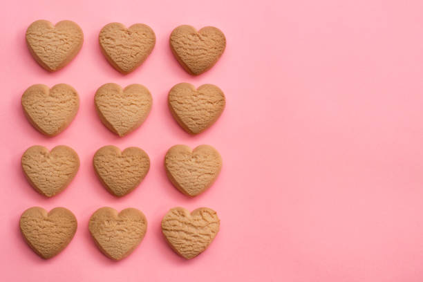 istock heart cookies on a pink background 1204030805