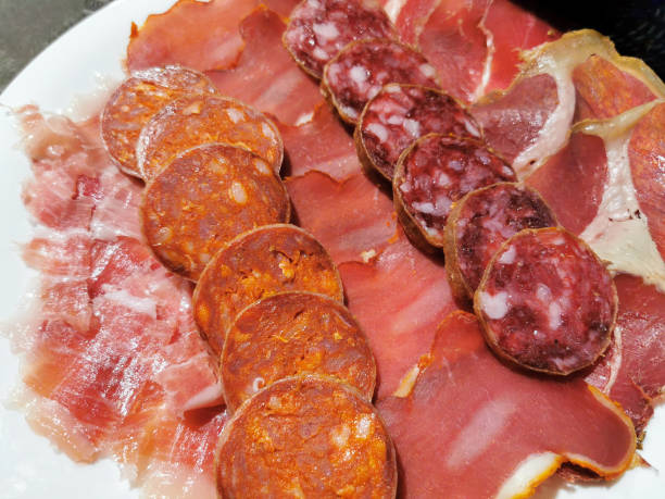 istock Plate of assorted sausages - Plato de embutidos variados 1204031034