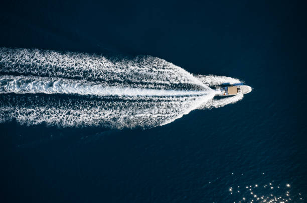 istock Speed boat in mediterranean sea 1204032344
