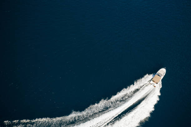 istock Speed boat in mediterranean sea 1204032458
