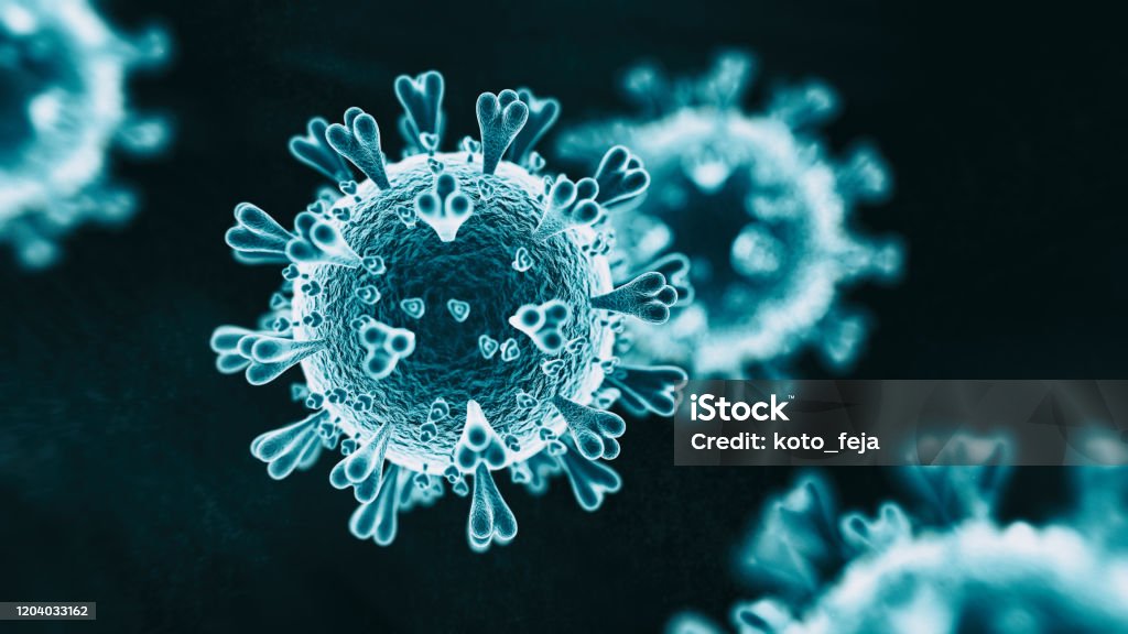 Abs 2019-nCoV virus hologram Abs 2019-nCoV RNA virus - 3d rendered image on black background.
Viral Infection concept. MERS-CoV, SARS-CoV, ТОРС, 2019-nCoV, Wuhan Coronavirus.
Hologram SEM view. COVID-19 Stock Photo