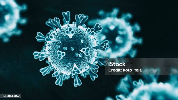 Abs 2019ncov Virus Hologram Stock Photo - Download Image Now - COVID-19, Virus, Antibody