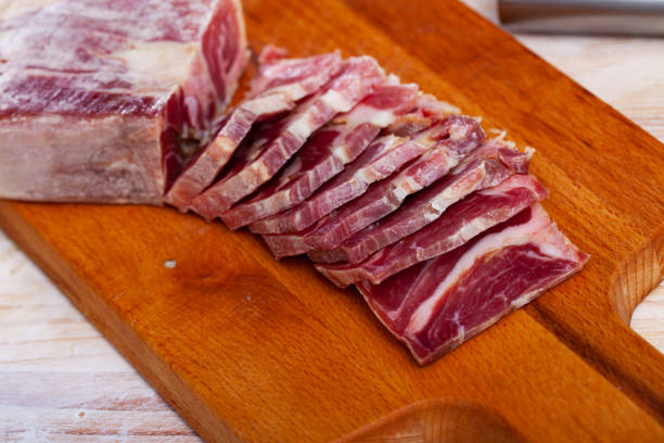 Lacon curado - Spanish national delicacy, jerky pork ham