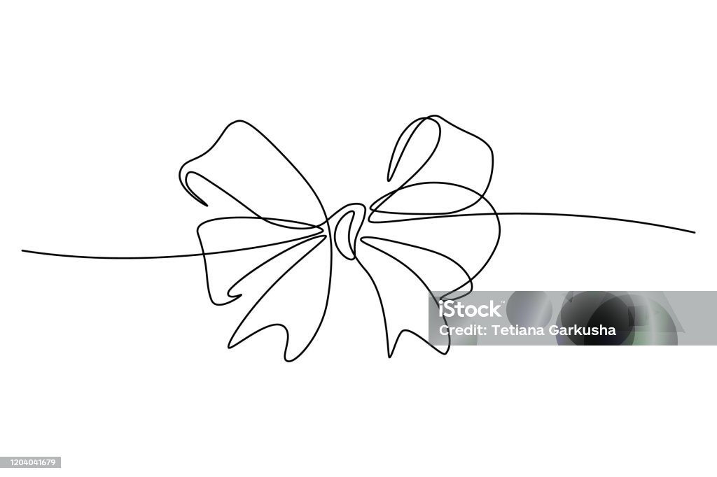 リボンの弓 - 贈り物のロイヤリティフリーベクトルアート