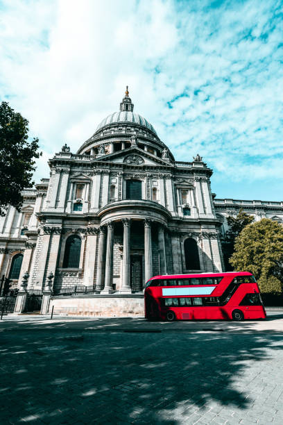 istock St. Paul's Cathedral And London Double Decker Bus 1204044650